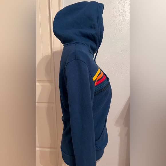 Aviator Nation 5 Stripe Hoodie - Small - Picture 2 of 7